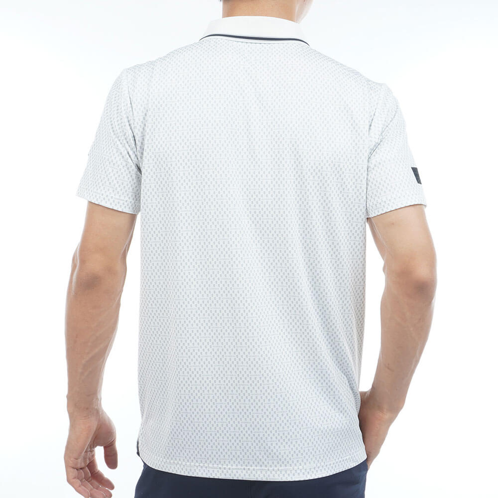 アドミラル Admiral　メンズ 小紋柄 半袖 ポロシャツ ADMA616　2026年モデル 詳細3