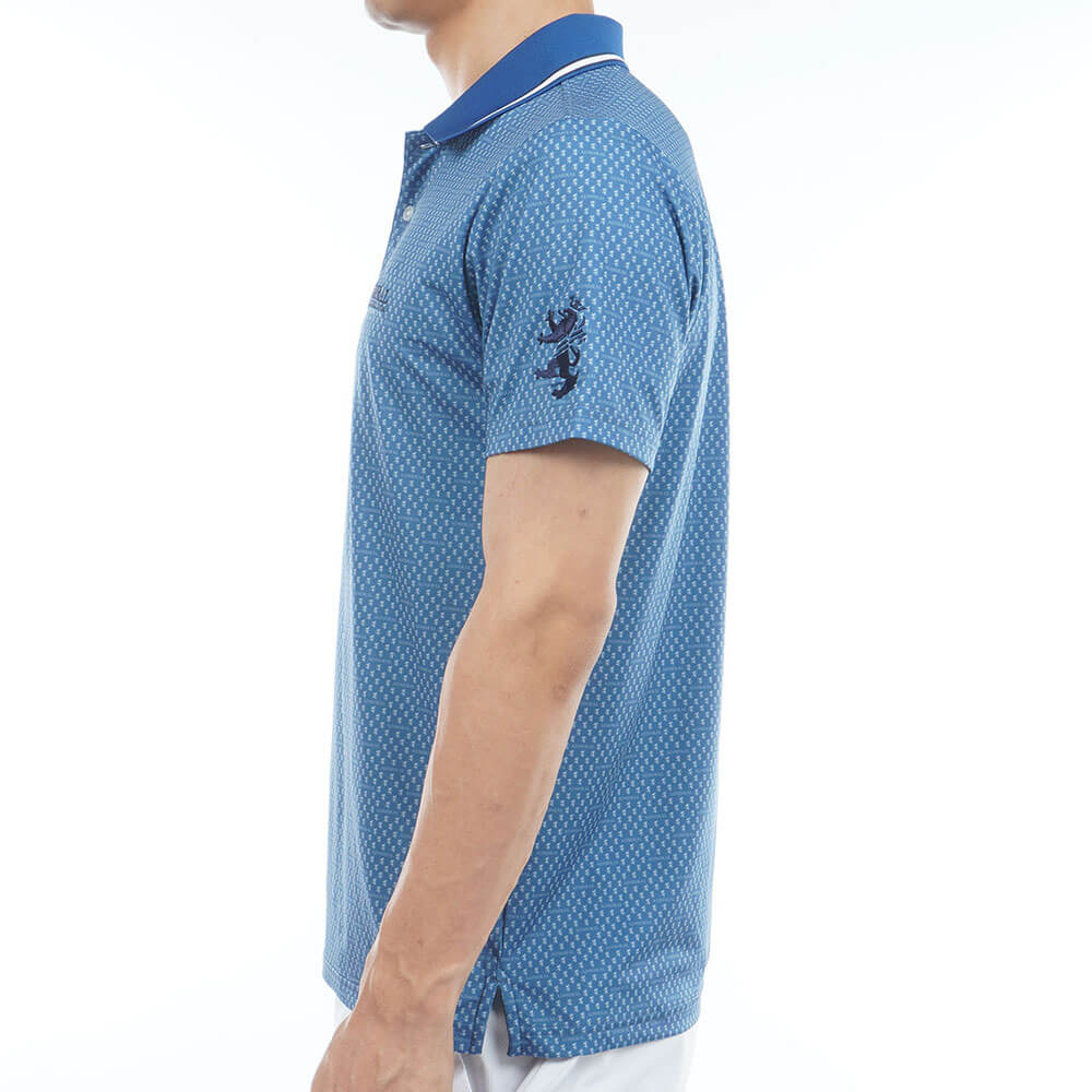 アドミラル Admiral　メンズ 小紋柄 半袖 ポロシャツ ADMA616　2026年モデル 詳細8