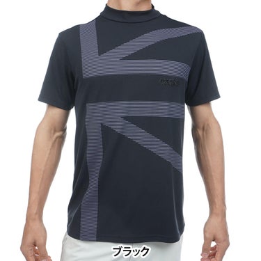 アドミラル Admiral　メンズ カラタッチプラス UJプリント 半袖 モックネック シャツ ADMA636　2026年モデル 詳細2