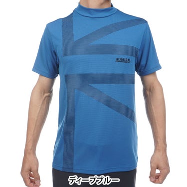 アドミラル Admiral　メンズ カラタッチプラス UJプリント 半袖 モックネック シャツ ADMA636　2026年モデル 詳細5