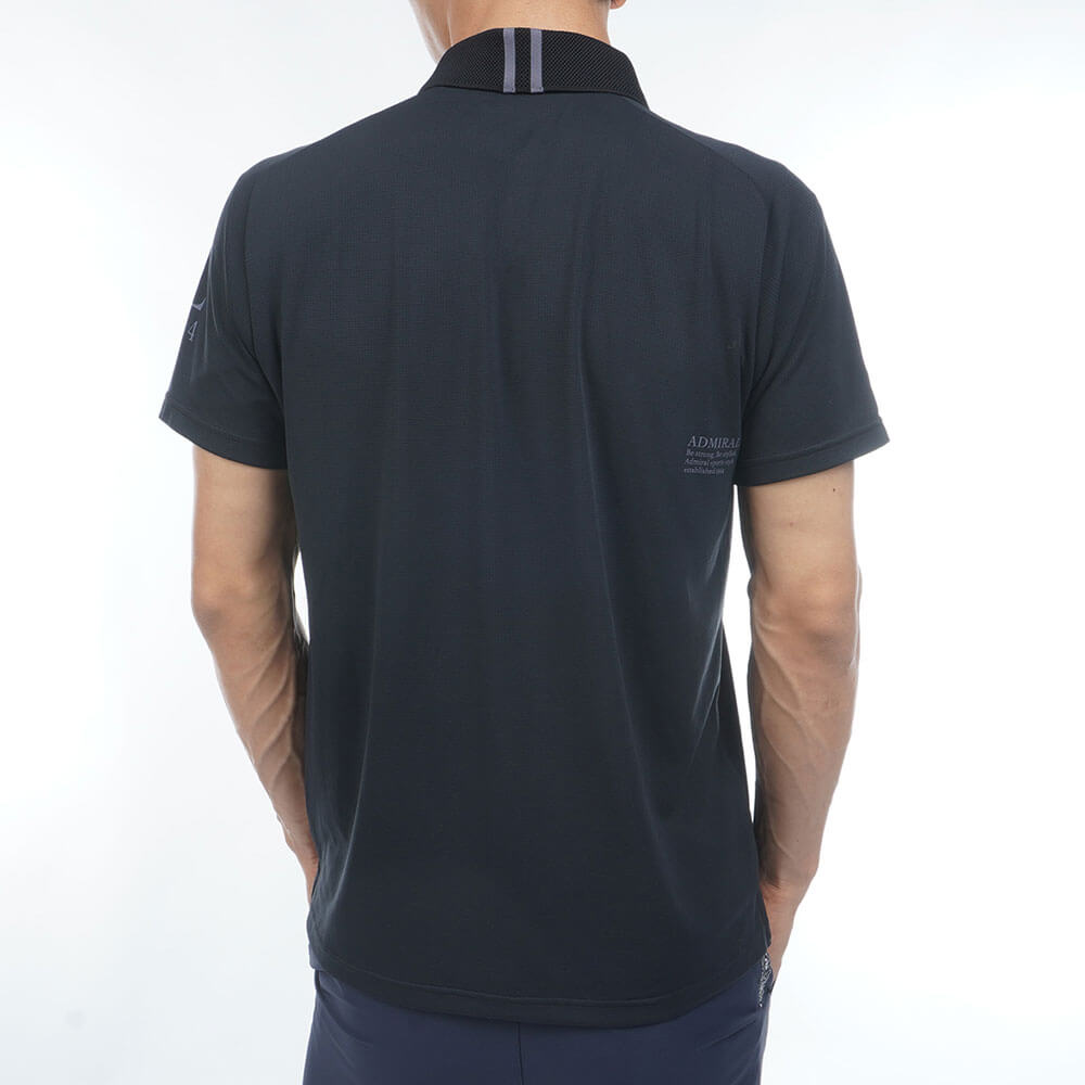 アドミラル Admiral　メンズ カラタッチプラス ロゴ 半袖 ポロシャツ ADMA638　2026年モデル 詳細3