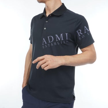 アドミラル Admiral　メンズ カラタッチプラス ロゴ 半袖 ポロシャツ ADMA638　2026年モデル 詳細4