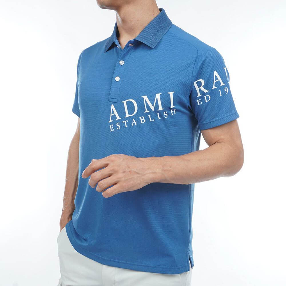 アドミラル Admiral　メンズ カラタッチプラス ロゴ 半袖 ポロシャツ ADMA638　2026年モデル 詳細14