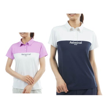 アドミラル Admiral　レディース カラタッチプラス ツートンカラー 半袖 ポロシャツ ADLA623　2026年モデル