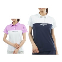 アドミラル Admiral レディース カラタッチプラス ツートンカラー 半袖 ポロシャツ ADLA623 2026年モデル