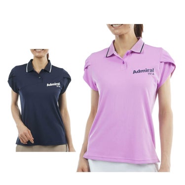 アドミラル Admiral　レディース カラタッチプラス フレンチスリーブ ポロシャツ ADLA631　2026年モデル