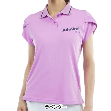 アドミラル Admiral　レディース カラタッチプラス フレンチスリーブ ポロシャツ ADLA631　2026年モデル 詳細5