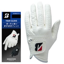 ブリヂストン　メンズ TOUR GLOVE ツアー ゴルフグローブ GL2602 WH ホワイト　2026年モデル