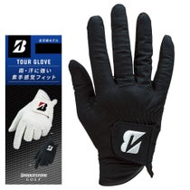 ブリヂストン　メンズ TOUR GLOVE ツアー 右手用 ゴルフグローブ GL2603 BK ブラック　2026年モデル