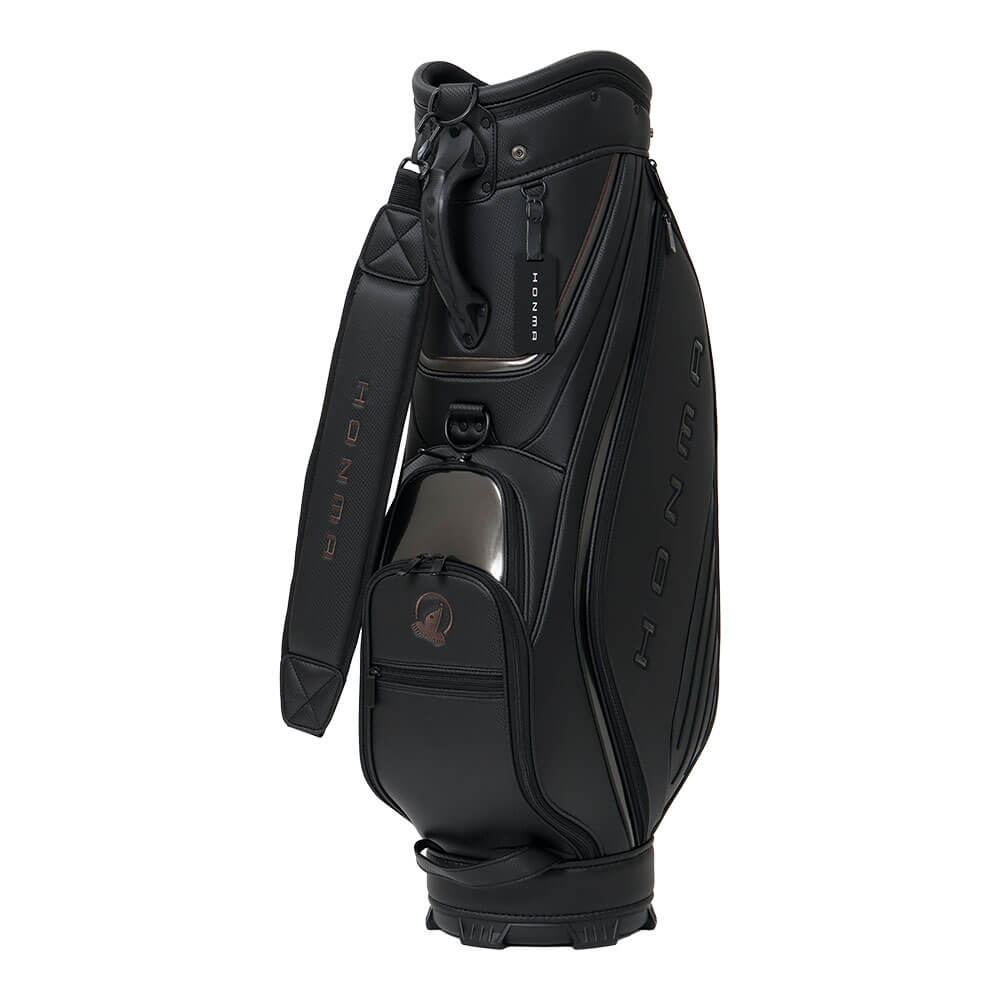 本間ゴルフ　スポーツ メンズ キャディバッグ CB12604 BK ブラック　2026年モデル ブラック