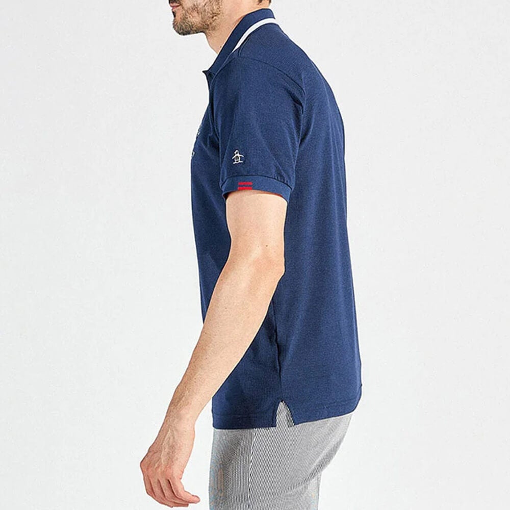 マンシングウェア Munsingwear メンズ シアサッカー 半袖 ポロシャツ
