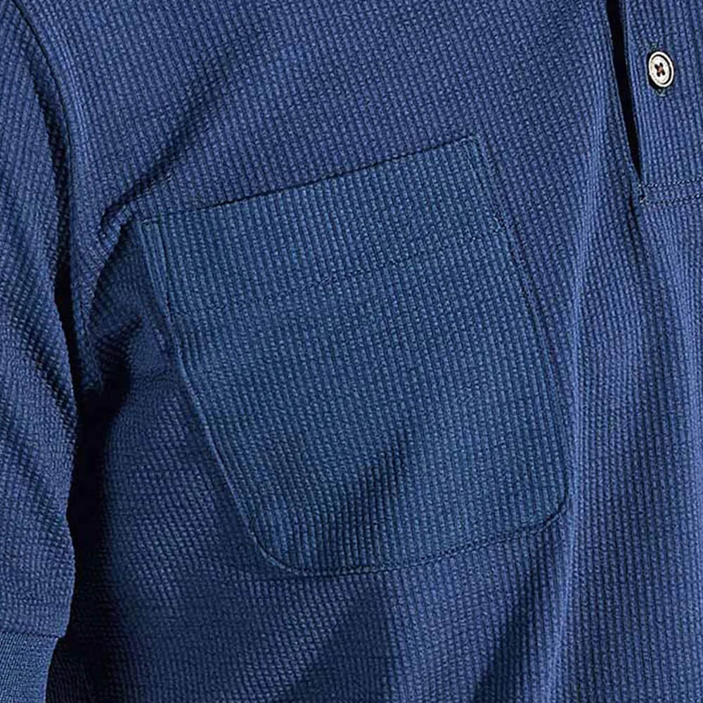 マンシングウェア Munsingwear メンズ シアサッカー 半袖 ポロシャツ