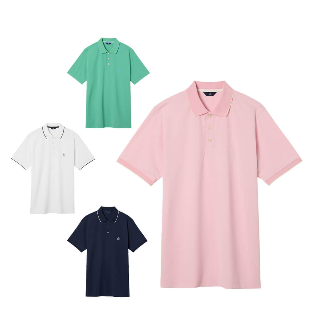 マンシングウェア Munsingwear　メンズ 半袖 ポロシャツ MG5SHSX3M　2025年モデル 詳細1