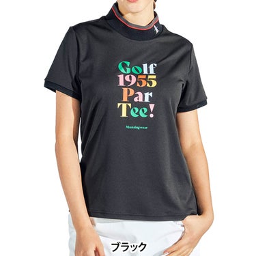 マンシングウェア Munsingwear　レディース ストレッチスムース 半袖 モックネック シャツ MG5SHS56L　2025年モデル 詳細2