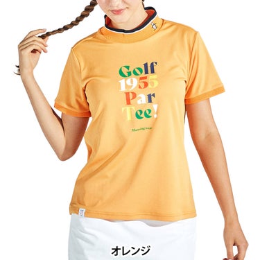 マンシングウェア Munsingwear　レディース ストレッチスムース 半袖 モックネック シャツ MG5SHS56L　2025年モデル 詳細3