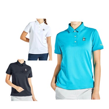 マンシングウェア Munsingwear　レディース 鹿の子 ペンギン刺繍 半袖 ポロシャツ MG5SHS81L　2025年モデル