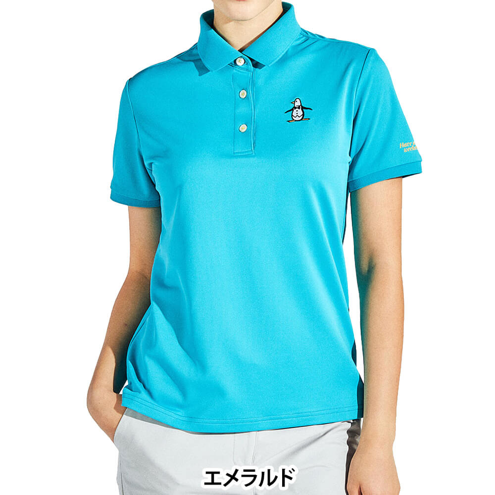 マンシングウェア Munsingwear　レディース 鹿の子 ペンギン刺繍 半袖 ポロシャツ MG5SHS81L　2025年モデル 詳細8