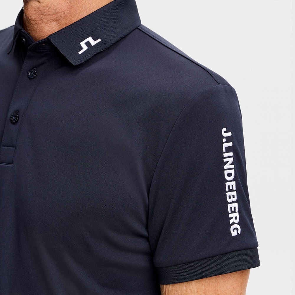 Jリンドバーグ J.LINDEBERG メンズ スリムフィット 半袖 ポロシャツ