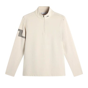 Jリンドバーグ J.LINDEBERG　メンズ 長袖 ハーフジップ プルオーバー 071-35211 006 アイボリー　2026年モデル アイボリー