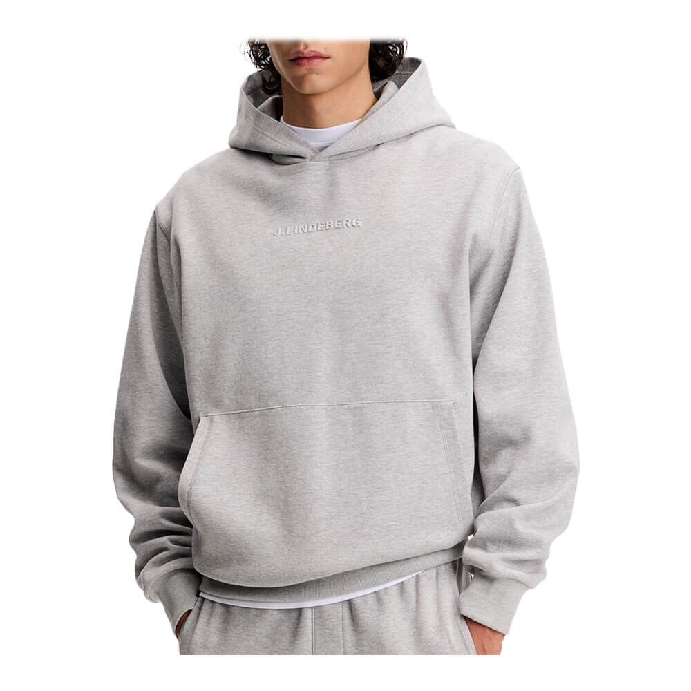 Jリンドバーグ J.LINDEBERG　メンズ 長袖 プルオーバー 071-35219 012 ライトグレー　2026年モデル ライトグレー