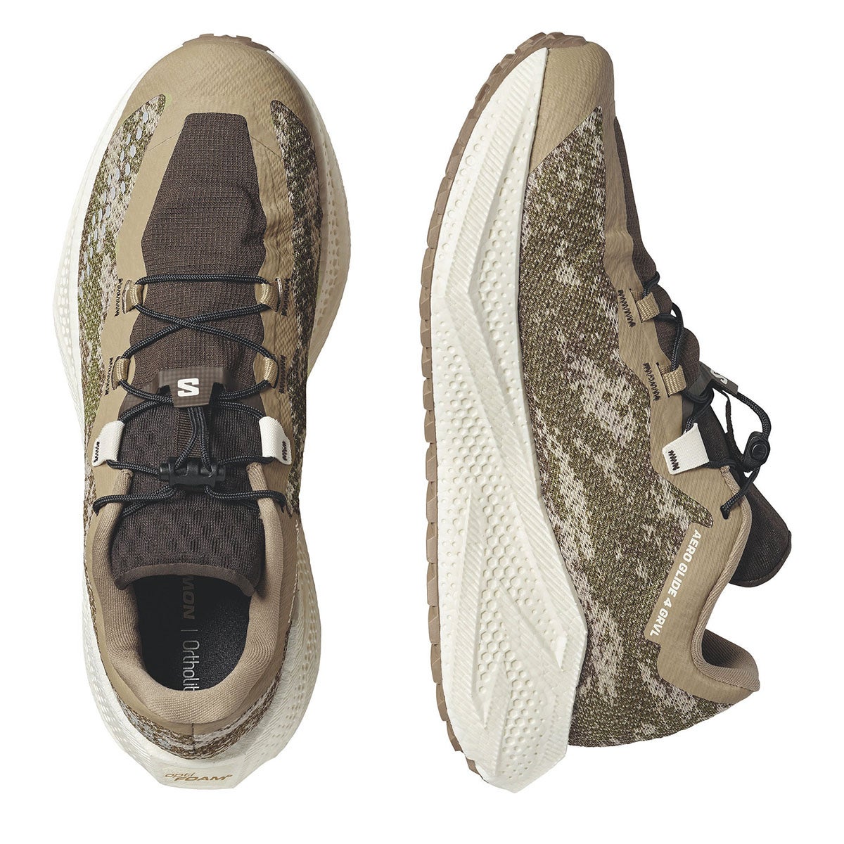 サロモン SALOMON　エアログライド4 グラベル AERO GLIDE 4 GRVL ランニングシューズ L49174600 2026 SAFARI/VANILLA ICE/EARTH BROWN 詳細5