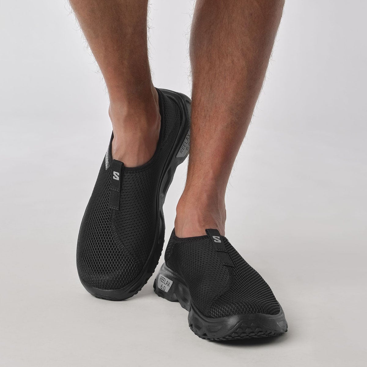 サロモン SALOMON　リラックスモック6.0 REELAX MOC 6.0 リカバリーシューズL47111500 2026 BLACK/BLACK/ALLOY 詳細7
