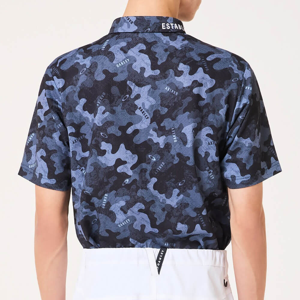 オークリー OAKLEY　メンズ カモフラージュ柄 半袖 ポロシャツ FOA408766　2026年モデル 詳細3