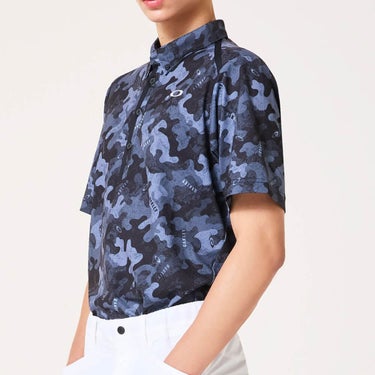 オークリー OAKLEY　メンズ カモフラージュ柄 半袖 ポロシャツ FOA408766　2026年モデル 詳細4