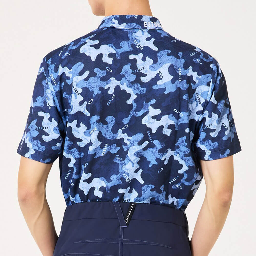 オークリー OAKLEY　メンズ カモフラージュ柄 半袖 ポロシャツ FOA408766　2026年モデル 詳細6