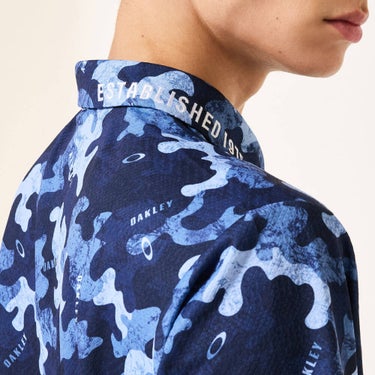 オークリー OAKLEY　メンズ カモフラージュ柄 半袖 ポロシャツ FOA408766　2026年モデル 詳細9