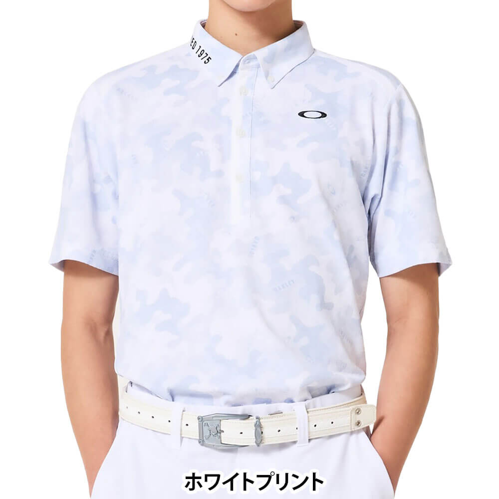 オークリー OAKLEY　メンズ カモフラージュ柄 半袖 ポロシャツ FOA408766　2026年モデル 詳細10