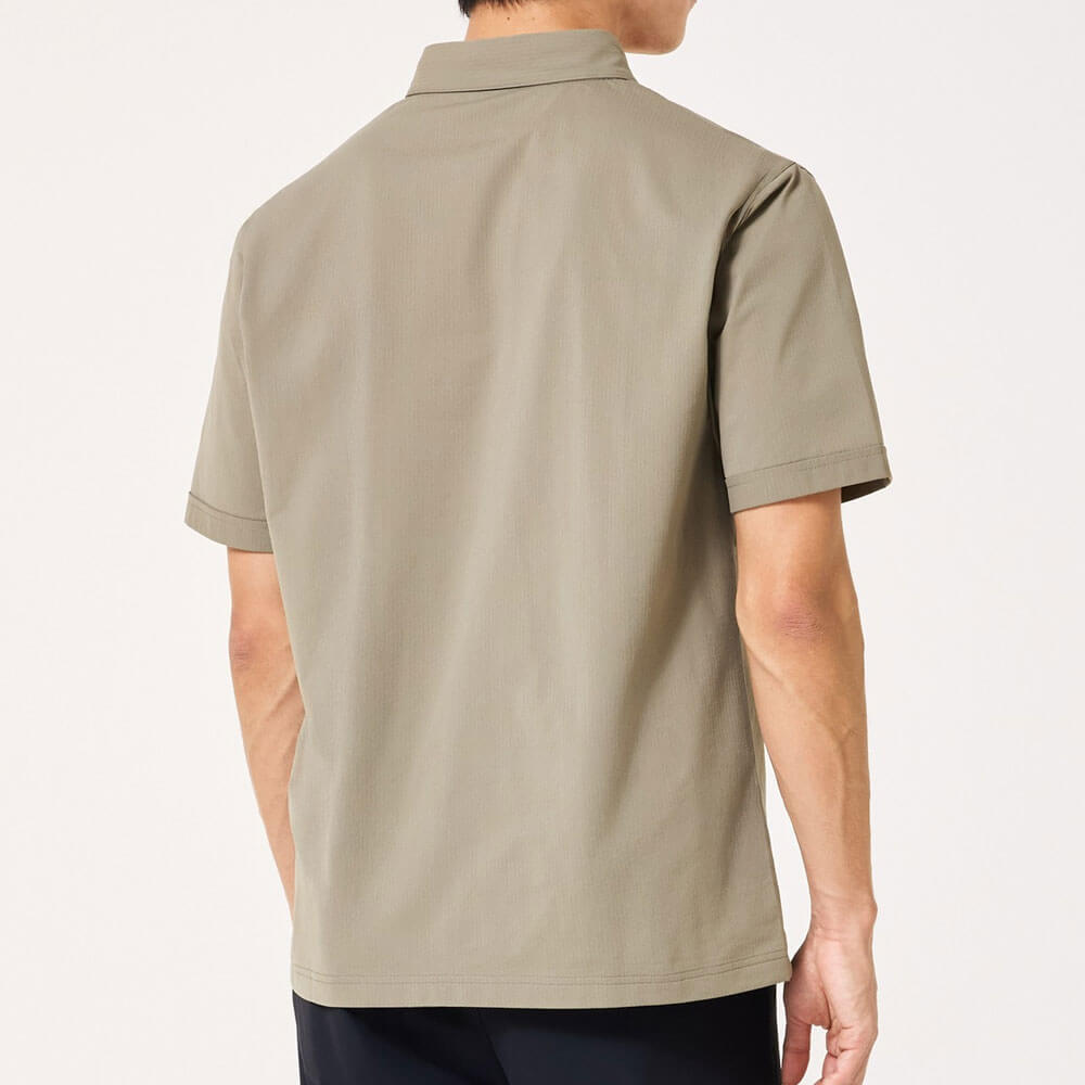 オークリー OAKLEY　メンズ シアサッカー 半袖 ポロシャツ FOA408802　2026年モデル 詳細3