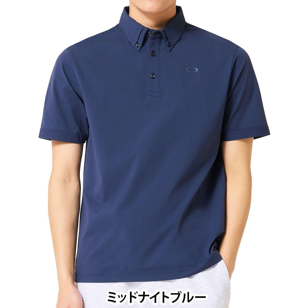 オークリー OAKLEY　メンズ シアサッカー 半袖 ポロシャツ FOA408802　2026年モデル 詳細5