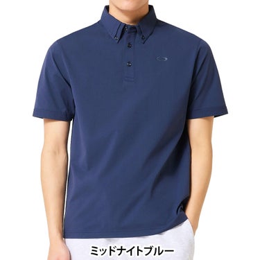 オークリー OAKLEY　メンズ シアサッカー 半袖 ポロシャツ FOA408802　2026年モデル 詳細5