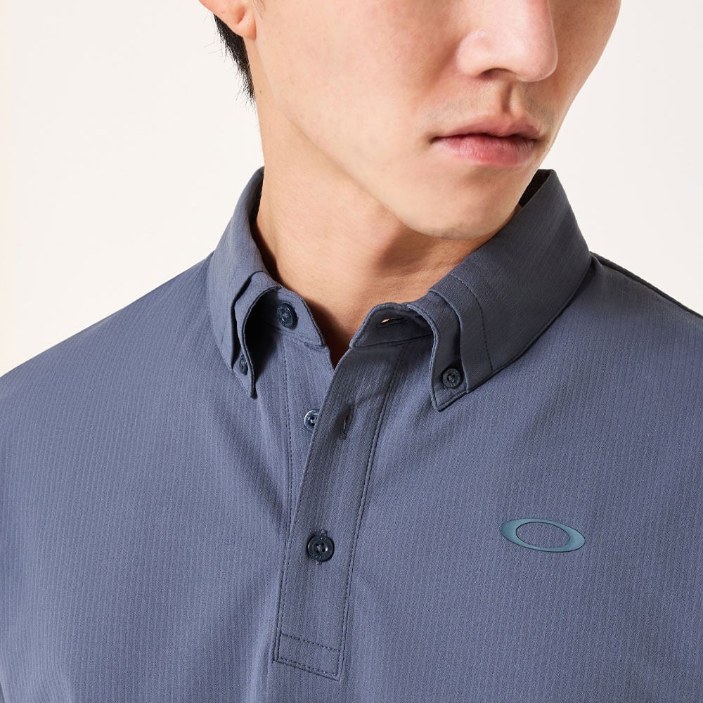オークリー OAKLEY　メンズ シアサッカー 半袖 ポロシャツ FOA408802　2026年モデル 詳細14