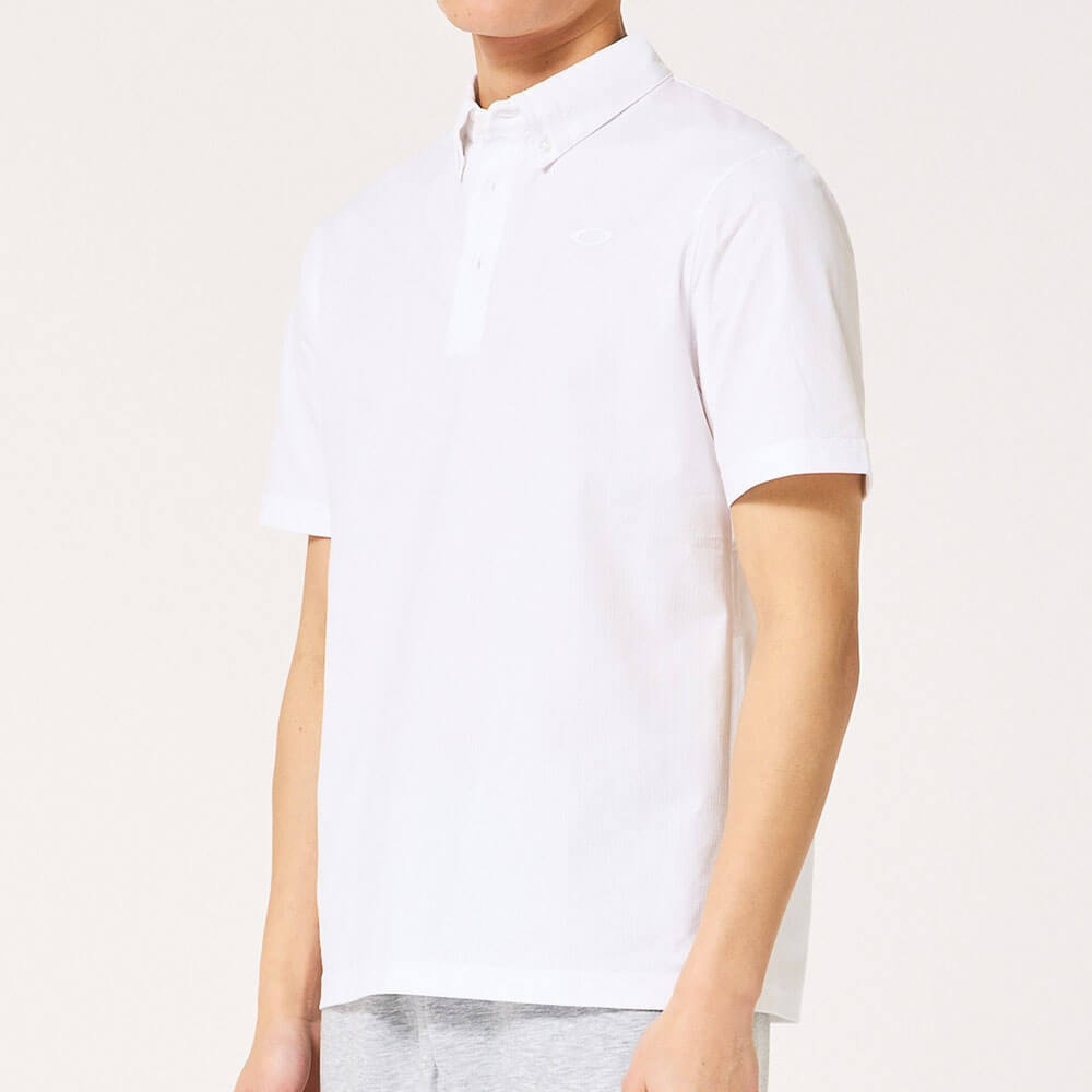 オークリー OAKLEY　メンズ シアサッカー 半袖 ポロシャツ FOA408802　2026年モデル 詳細17