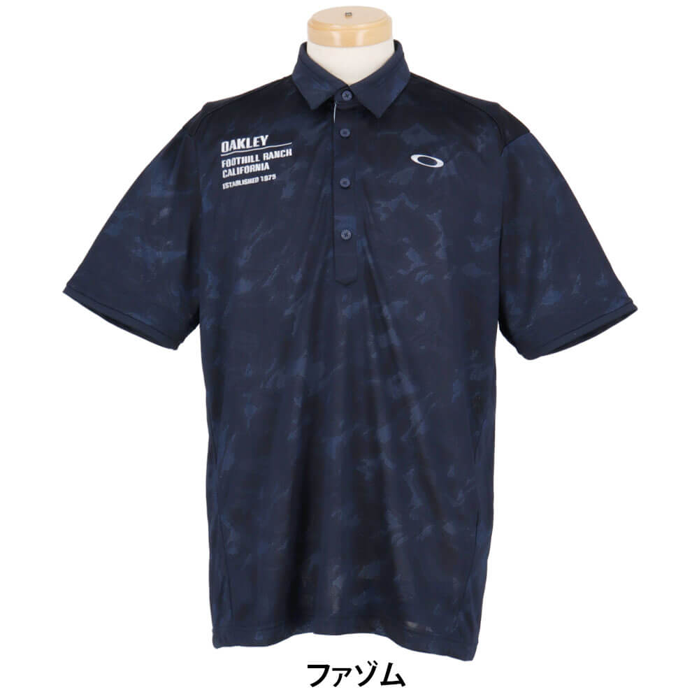 オークリー OAKLEY メンズ ロゴ刺繍 半袖 ポロシャツ FOA409093 2026年モデル