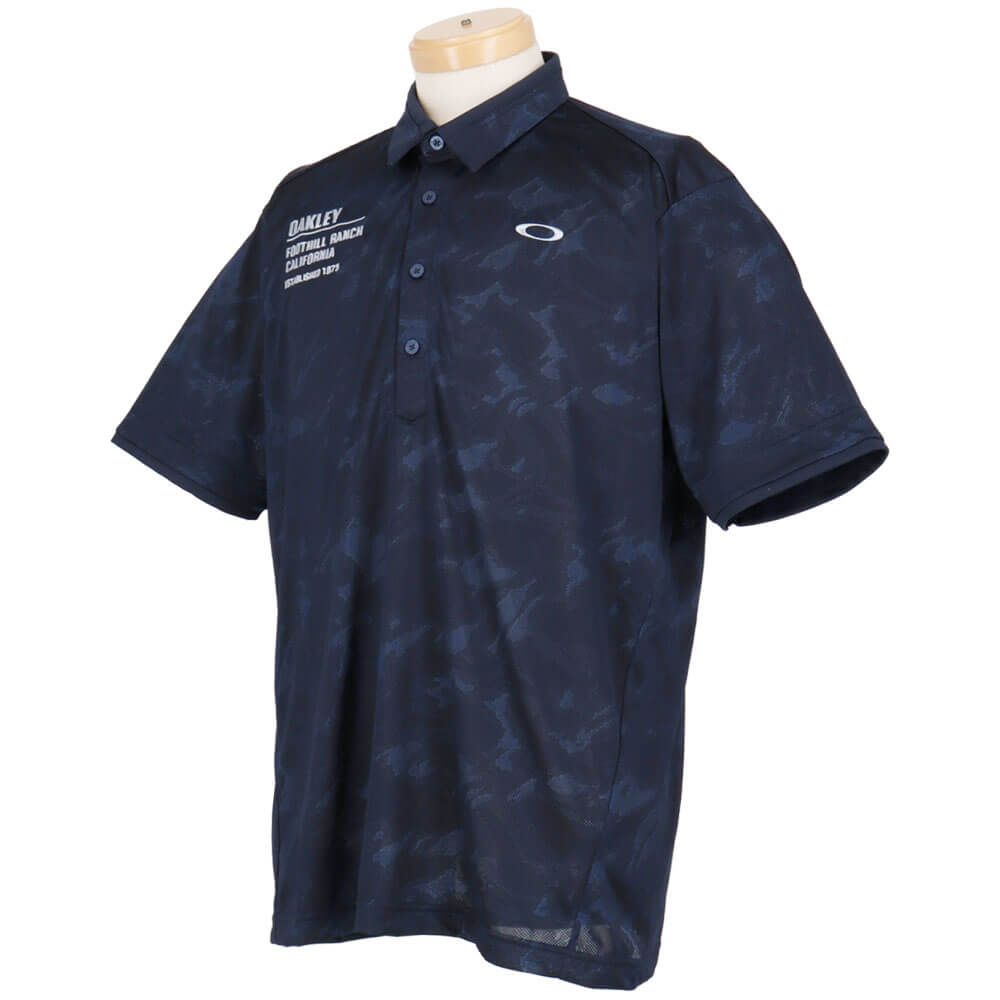 オークリー OAKLEY　メンズ ロゴ刺繍 半袖 ポロシャツ FOA409093　2026年モデル 詳細4