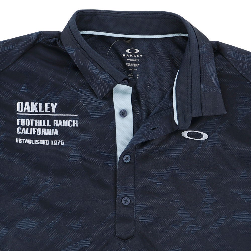オークリー OAKLEY　メンズ ロゴ刺繍 半袖 ポロシャツ FOA409093　2026年モデル 詳細5