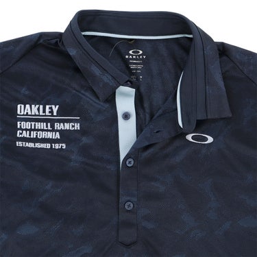 オークリー OAKLEY　メンズ ロゴ刺繍 半袖 ポロシャツ FOA409093　2026年モデル 詳細5