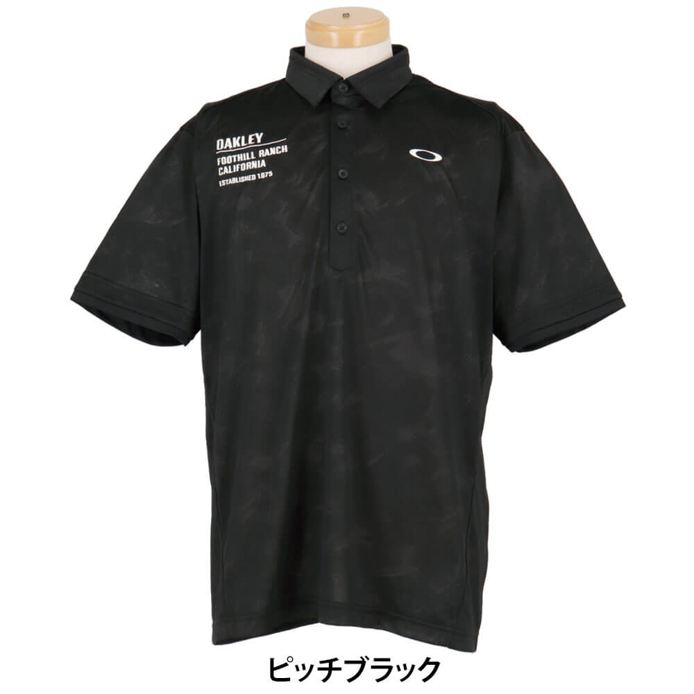 オークリー OAKLEY　メンズ ロゴ刺繍 半袖 ポロシャツ FOA409093　2026年モデル 詳細8