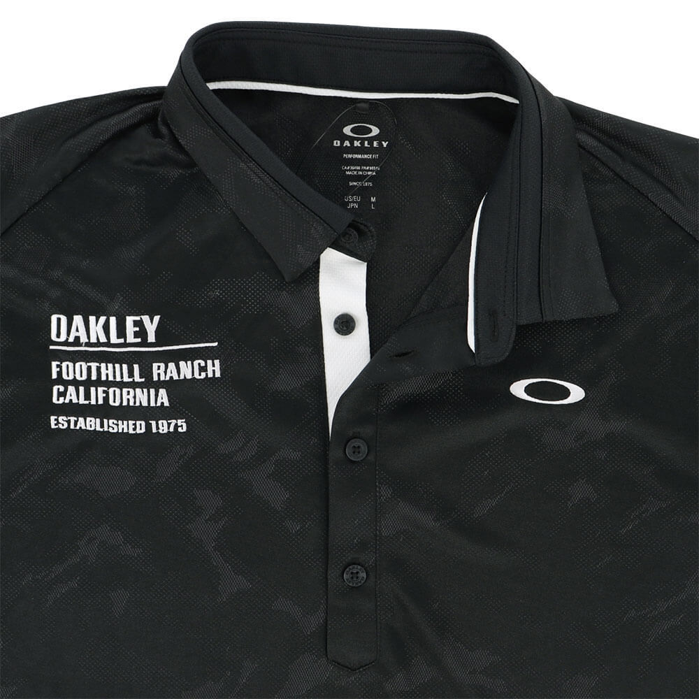 オークリー OAKLEY　メンズ ロゴ刺繍 半袖 ポロシャツ FOA409093　2026年モデル 詳細11