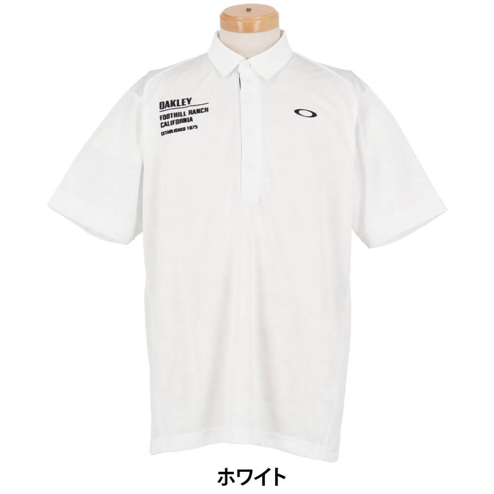 オークリー OAKLEY　メンズ ロゴ刺繍 半袖 ポロシャツ FOA409093　2026年モデル 詳細12