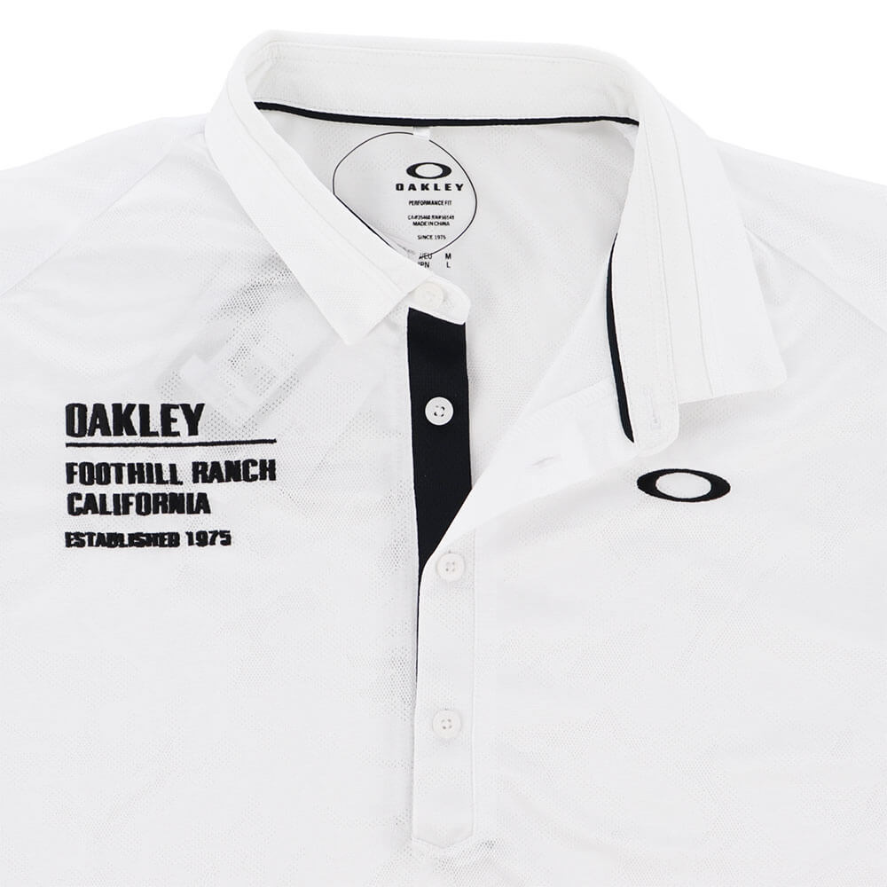 オークリー OAKLEY　メンズ ロゴ刺繍 半袖 ポロシャツ FOA409093　2026年モデル 詳細15