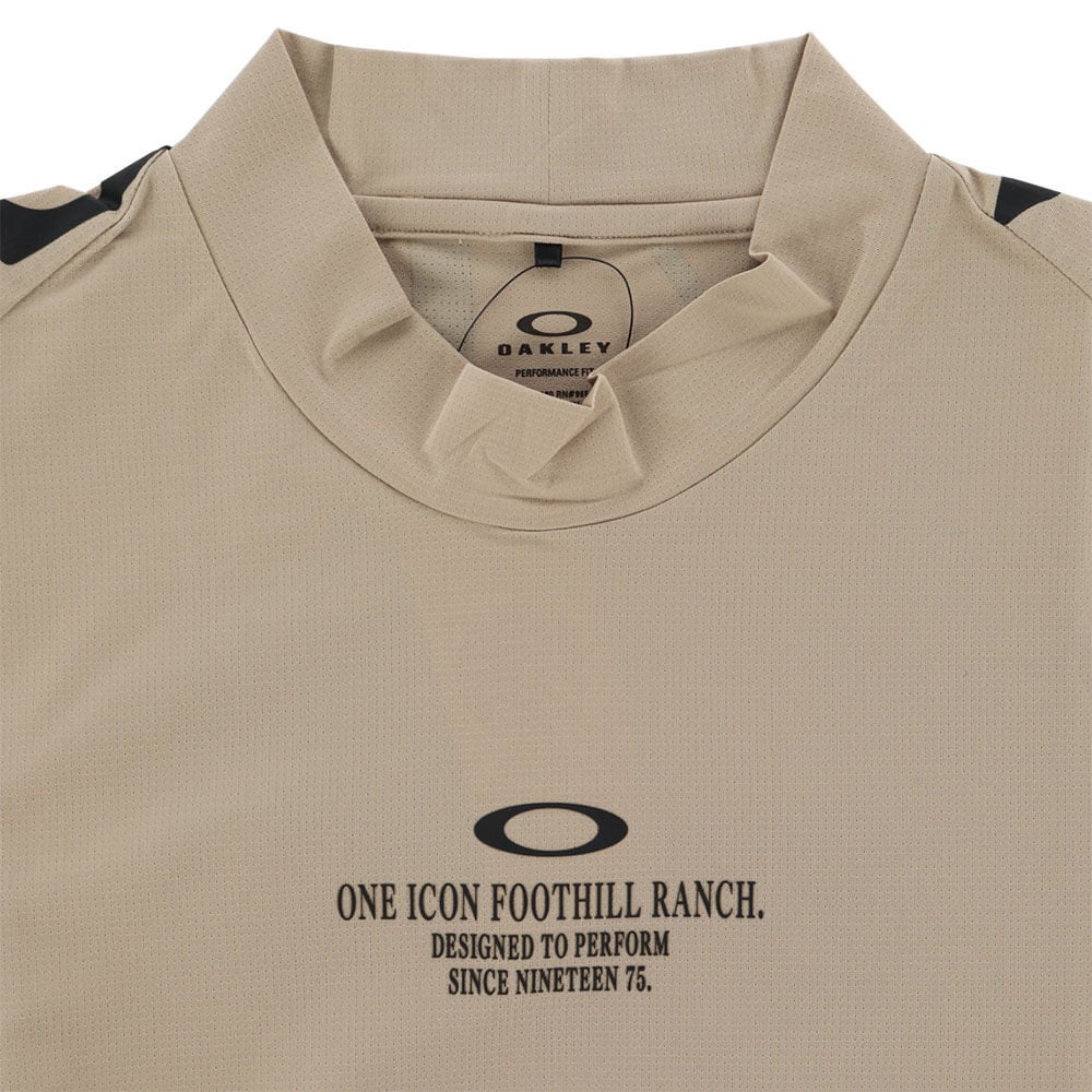 オークリー OAKLEY　メンズ ロゴプリント 半袖 モックネックシャツ FOA409094　2026年モデル 詳細5