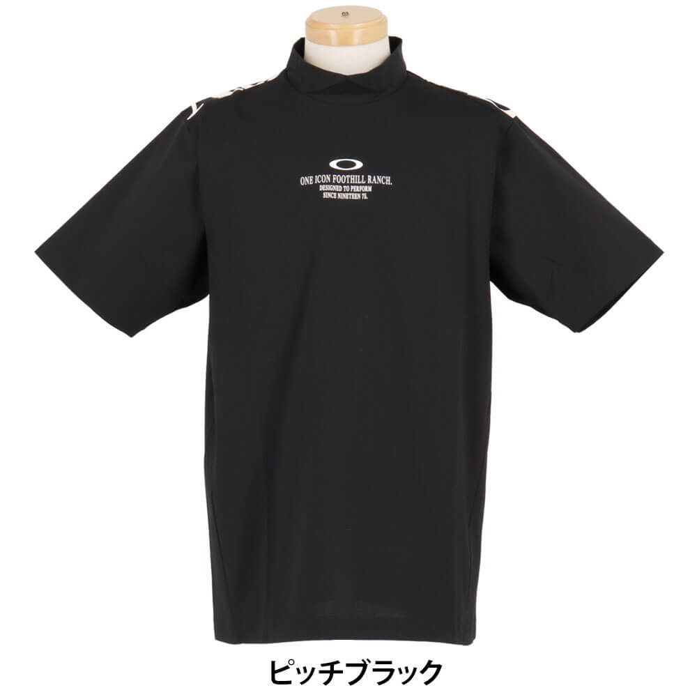 オークリー OAKLEY　メンズ ロゴプリント 半袖 モックネックシャツ FOA409094　2026年モデル 詳細9