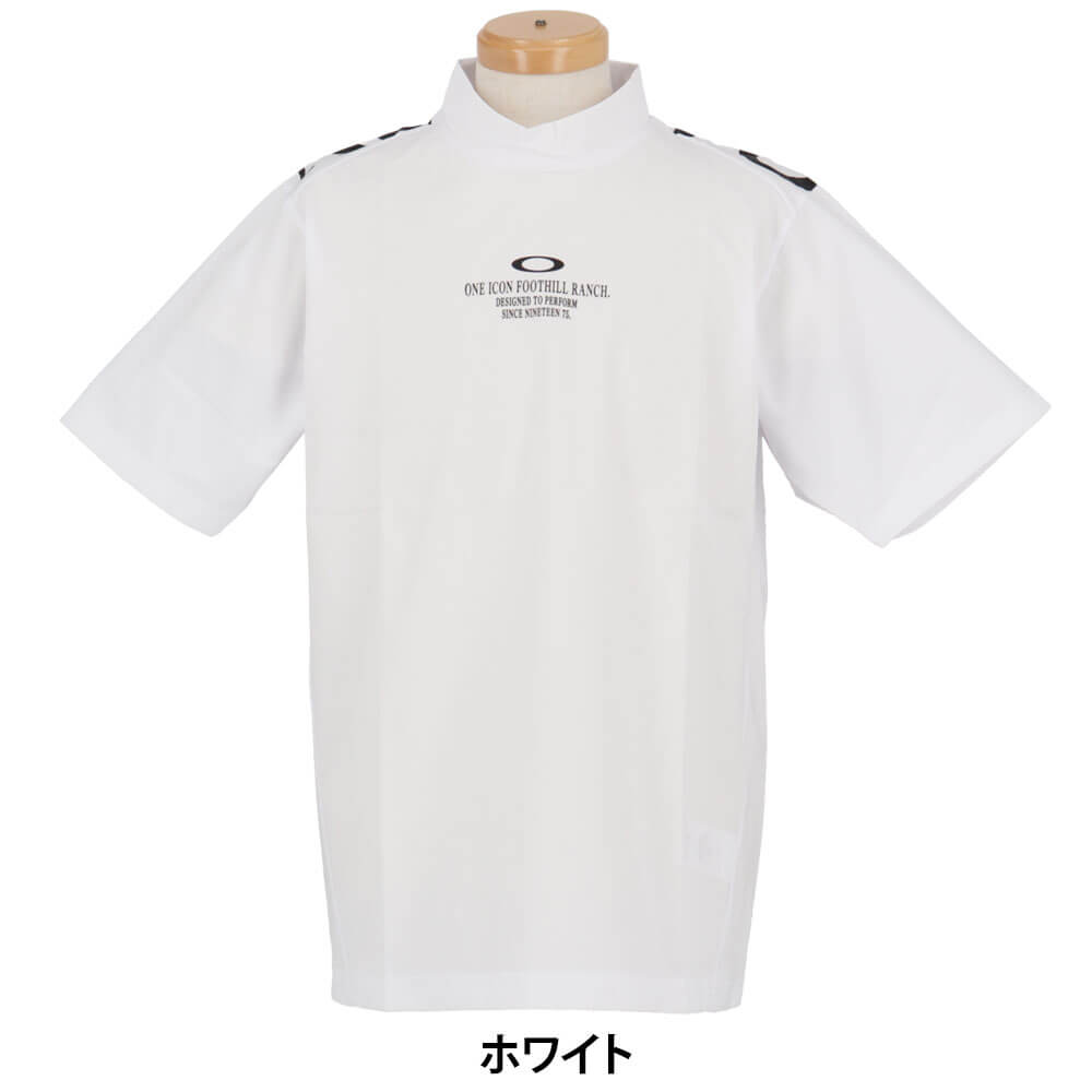 オークリー OAKLEY　メンズ ロゴプリント 半袖 モックネックシャツ FOA409094　2026年モデル 詳細12