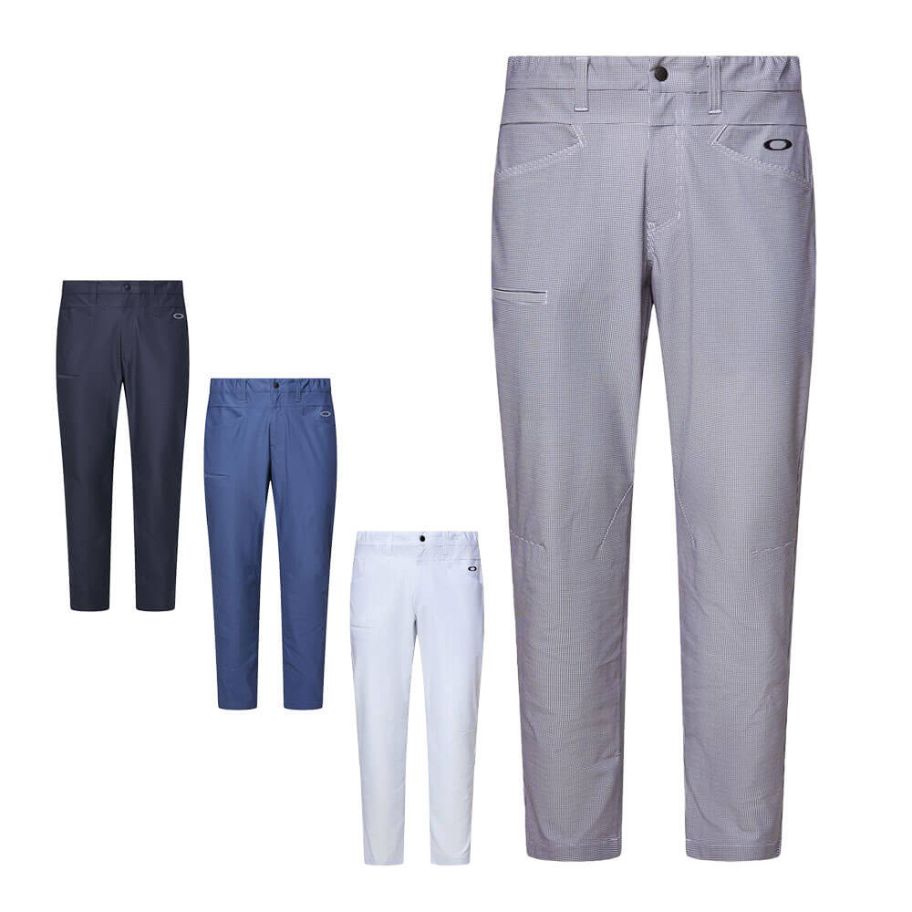 オークリー OAKLEY　メンズ 千鳥格子柄 テーパード アンクルパンツ FOA409084　2026年モデル