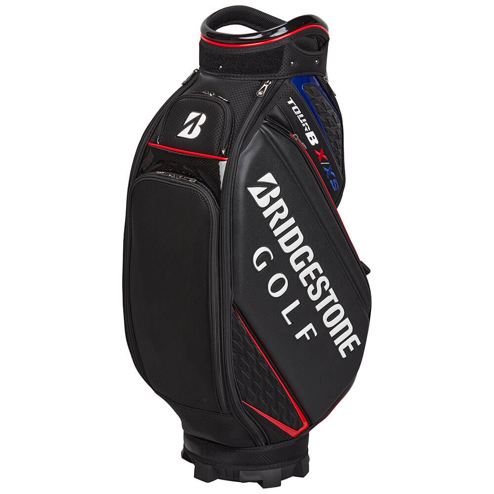 ブリヂストン　メンズ ツアーレプリカモデル キャディバッグ CB2601 BK ブラック　2026年モデル ブラック 詳細2