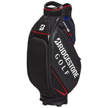 ブリヂストン　メンズ ツアーレプリカモデル キャディバッグ CB2601 BK ブラック　2026年モデル ブラック 詳細2